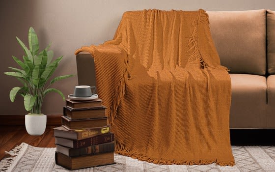 Luxury Light Blanket - Single Brown