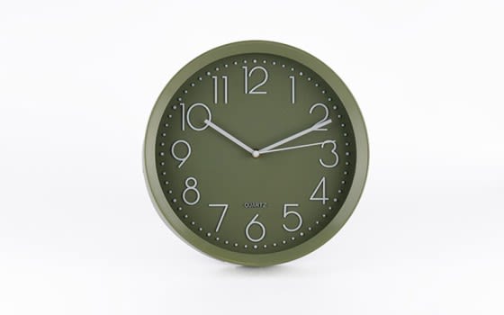 Quartz Silent ‎Plastic Wall Clock - Green
