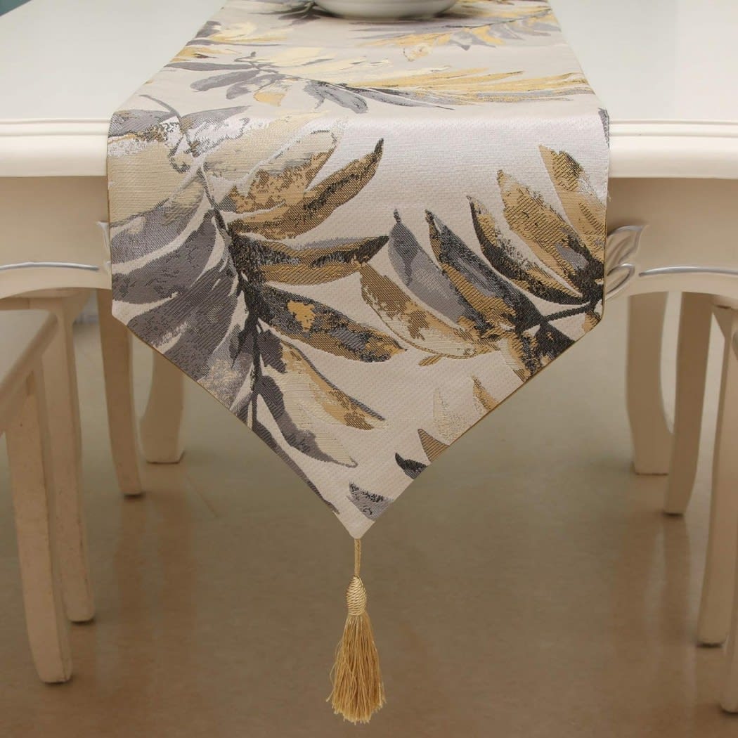 Linen Cotton Table Runner 1 Pc - Multi Color