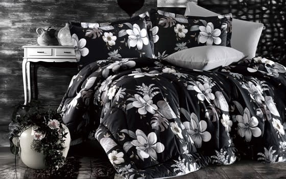 Rodina Comforter Bedding Set 4 PCS - Single Black 