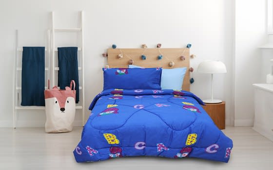 Rossum Kids Comforter Bedding Set 4 PCS - Blue