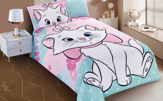 Disney Kids Comforter Set 4 PCs - Turquoise & Pink