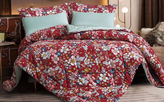 Emily Printed Comforter Bedding Set 6 PCS - King Multi Color