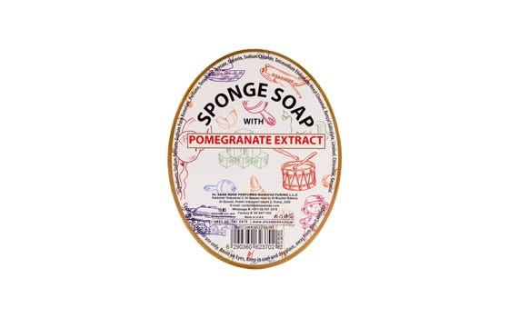 Sponge Soap 1 Pc - Pomegranate
