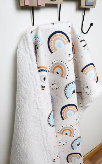 Hamur Baby Printed Blanket 1 PC - Multi Color