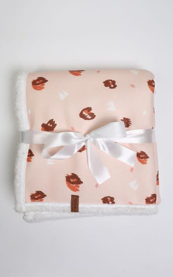 Hamur Baby Printed Blanket 1 PC - Peach