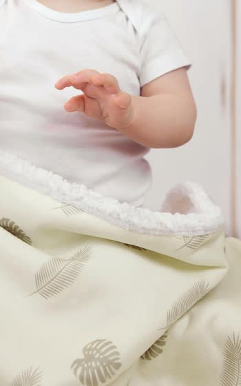 Hamur Baby Printed Blanket 1 PC - Cream