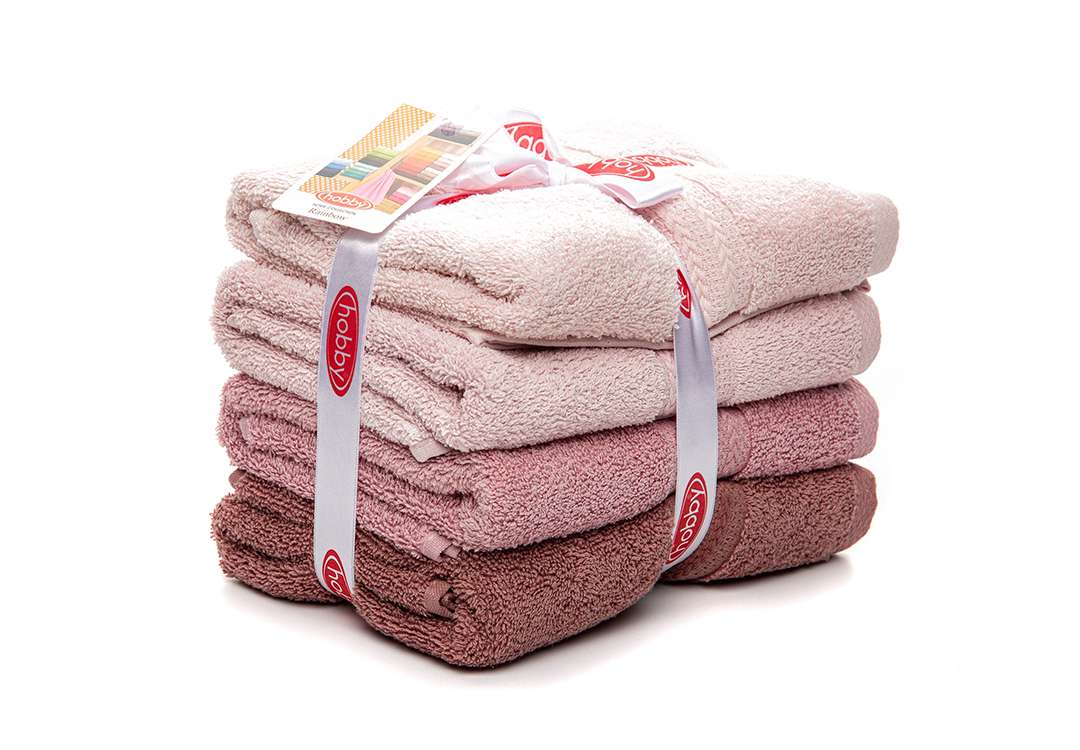 Hobby Towel Set 4 PCS - Cotton Multiple colors