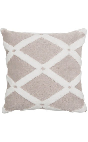 Hamur Cushion Cover Without Filling (43 x 43) - Beige & Off White