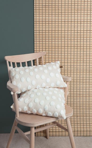 Hamur Cushion Cover Without Filling (43 x 43) - White & Cream