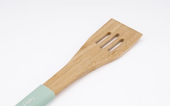 Wooden Cooking Spoons 2 Pc- Turquoise