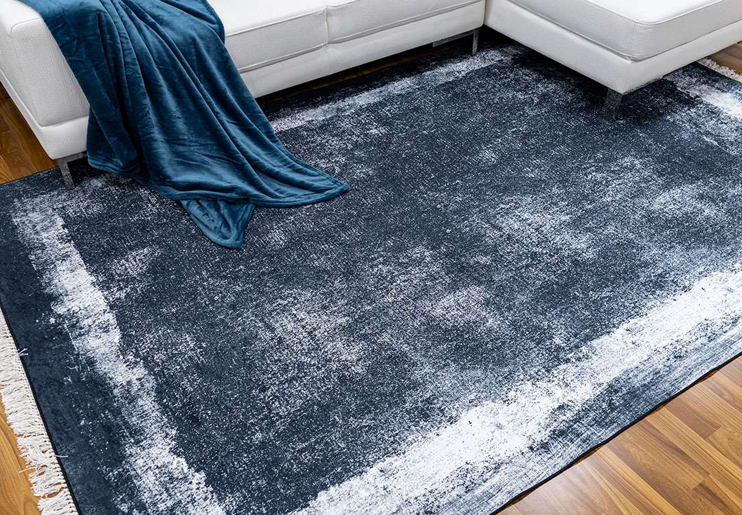 Armada Waterproof Carpet - ( 180 X 280 ) White&Black