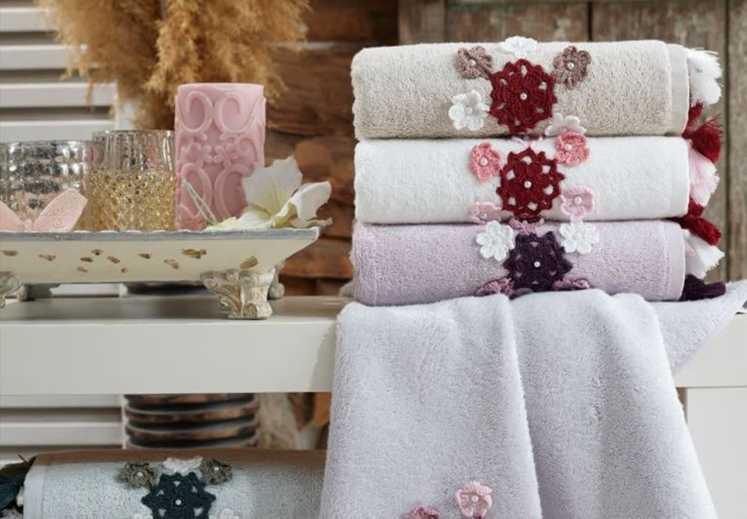 Hobby Towel Set 6 PCS - Angelina-Clover (50 x 90 )