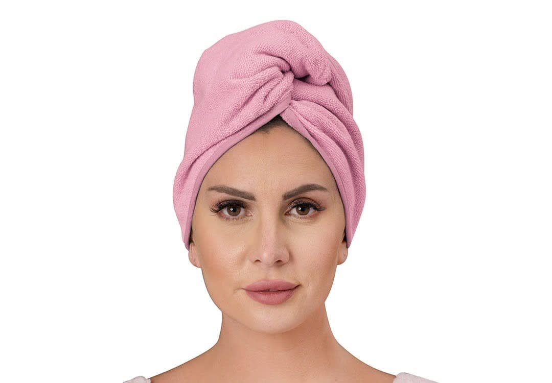Cannon Hair Towel Set 1PC ( Free Size ) Pink