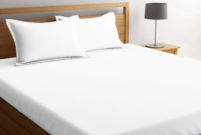 Armada Hotel Fitted sheet Set 2 PCS - Single White