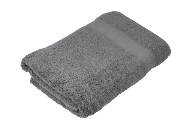 Cannon Plain Towel  ( 70 x 140 ) -  Grey