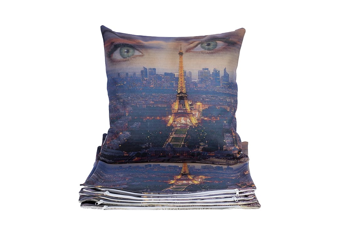 Cushion Cases 1 PCS -  ( 45 X 45 ) Eiffel Tower