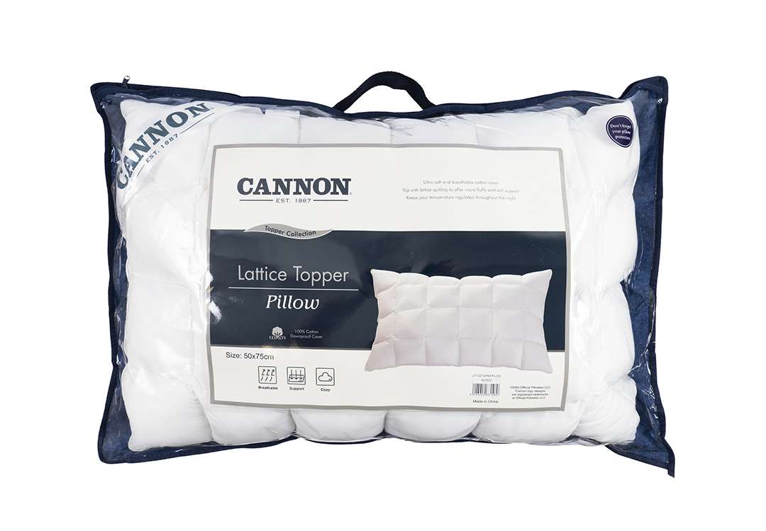 Cannon Lattice Topper Pillow ( Medium Hardness )