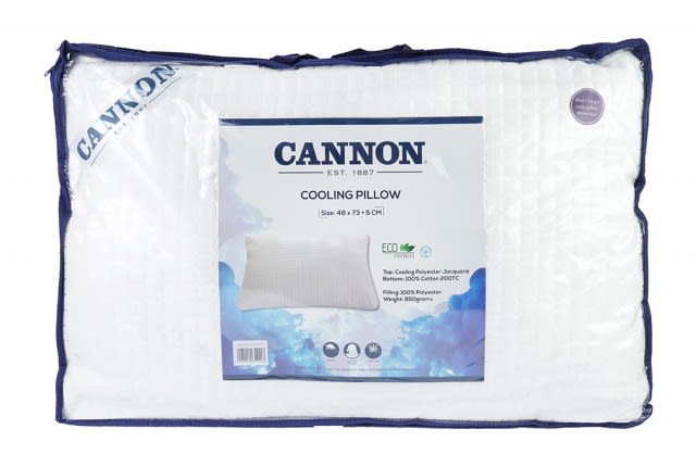 Cannon Cooling Pillow - White ( Medium Hardness )