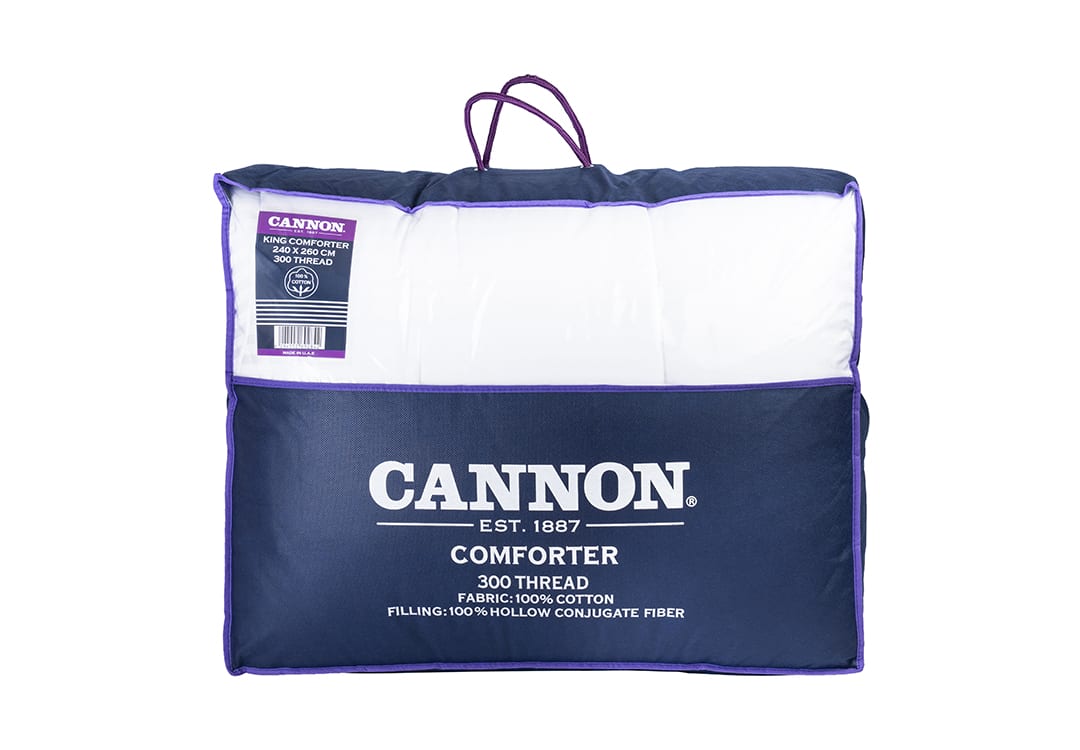 Cannon Duvet Cotton 300 Threads - Single ( 160 X 220 ) cm