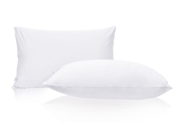 Cannon Plain Pillow Case 2 PCS - White