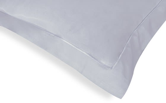 Cannon Bourdon Plain Pillow Case 2 PCS - L.Grey