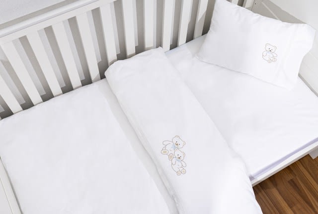 Cannon Duvet Cover Set Without Filling 3 PCS - Baby White
