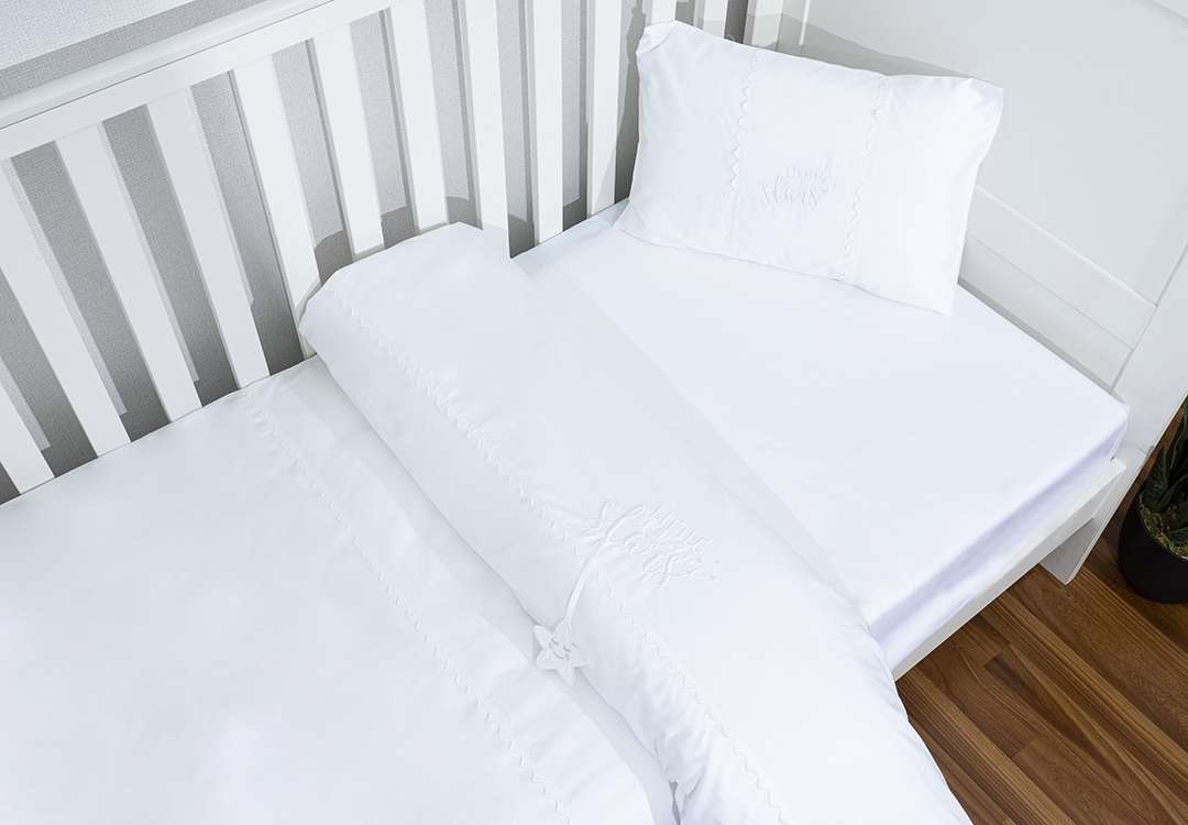 Cannon Duvet Cover Set Without Filling 3 PCS - Baby White