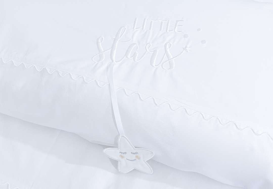 Cannon Duvet Cover Set Without Filling 3 PCS - Baby White