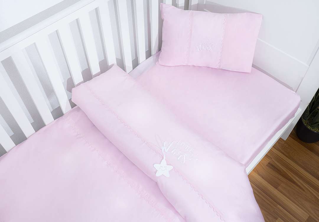 Cannon Duvet Cover Set Without Filling 3 PCS - Baby Pink