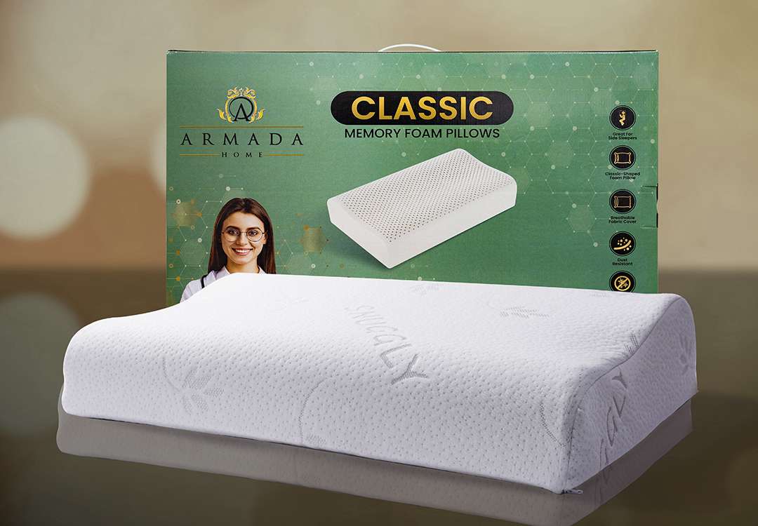 Armada Classic Memory Foam Pillows  ( Soft )