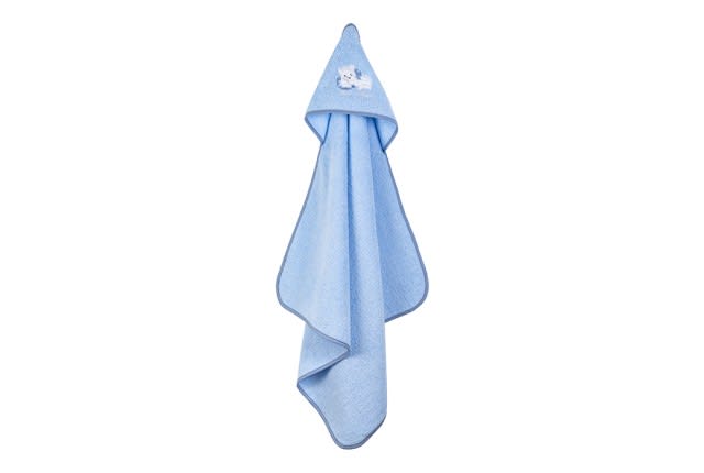 Cannon Towel Baby With Hood 1 PC - Cotton Blue