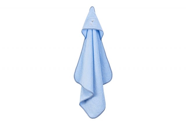 Cannon Baby Towel With Hood 1 PC - Cotton Blue