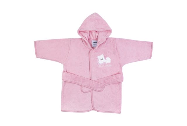 Cannon Cotton Bathrobe Baby With Hood - 1 PC Pink