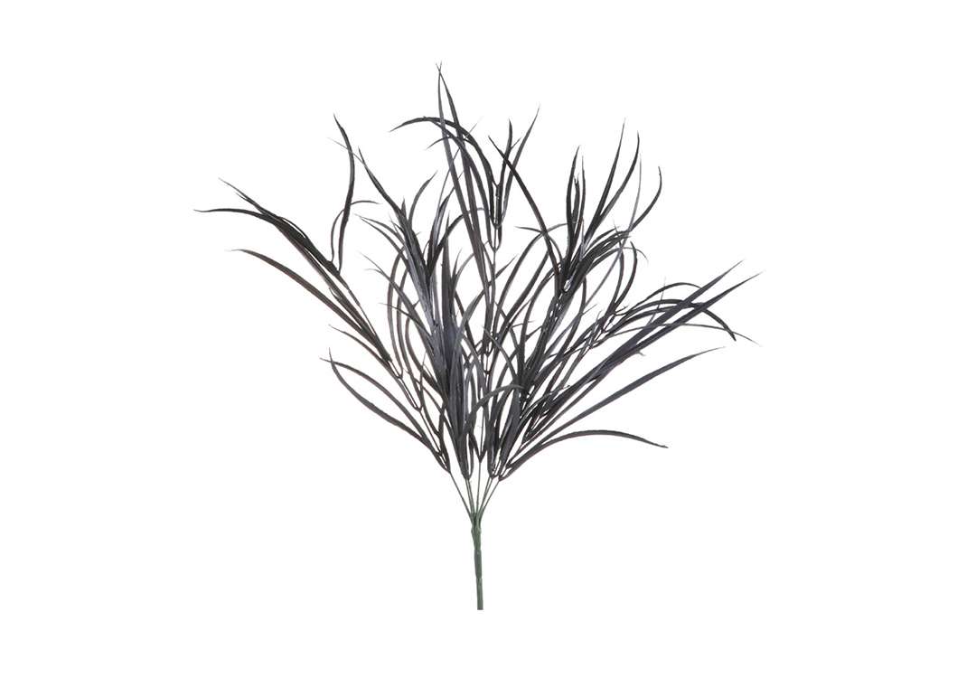 زهور إصطناعية للديكور 1 قطعة - رمادي غامق