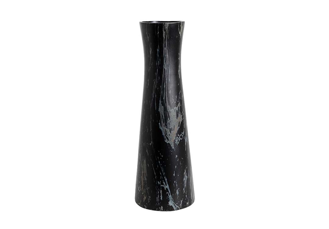 Ceramic And Marble Vase For Decor 1 PC - Black
