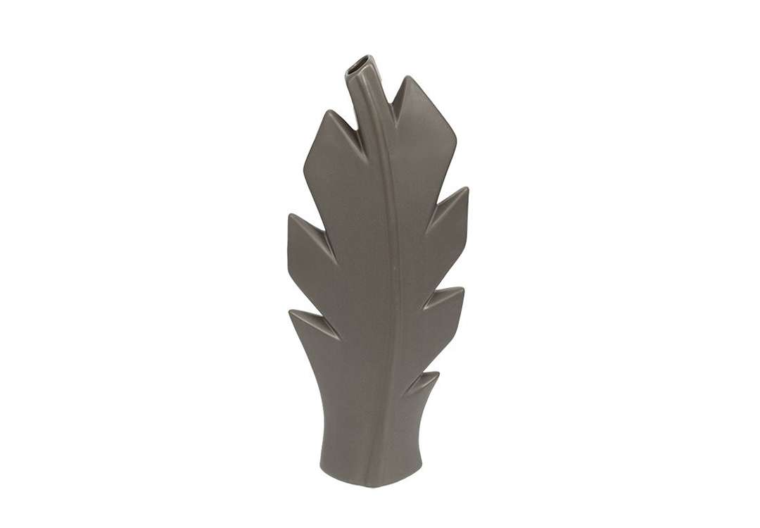 Ceramic Vase For Decor - Grey
