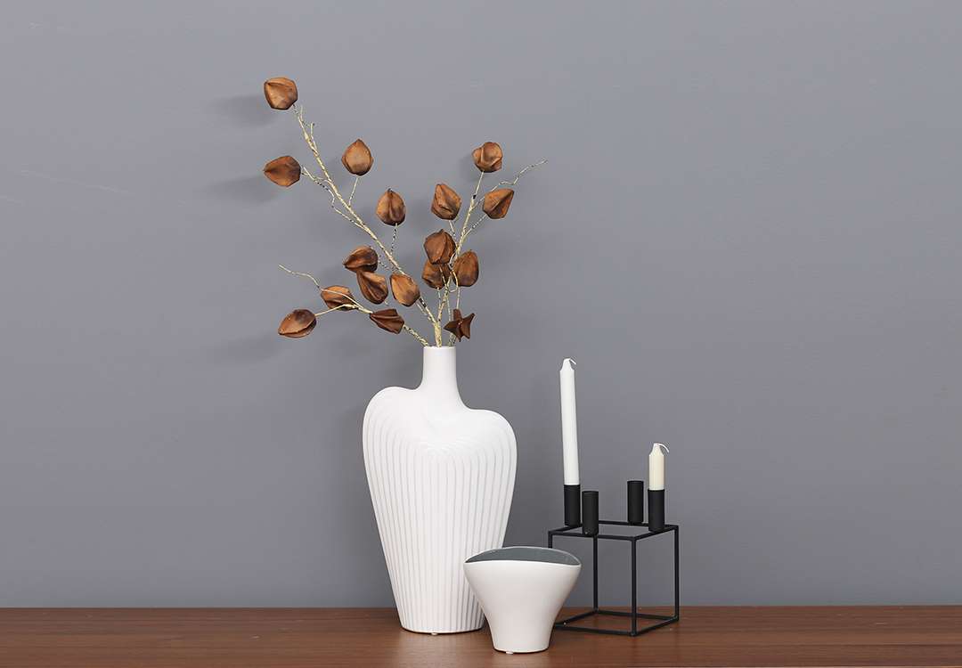 Ceramic Vase For Decor 1 PC - White