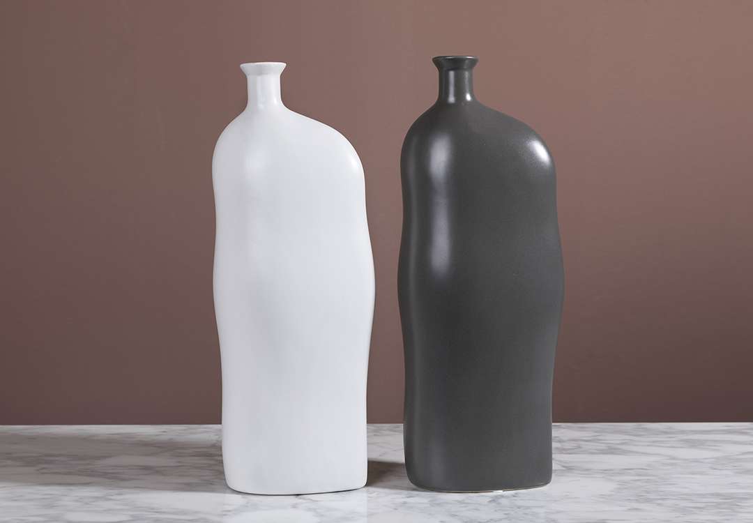 Ceramic Vase For Decor (1) PC - White