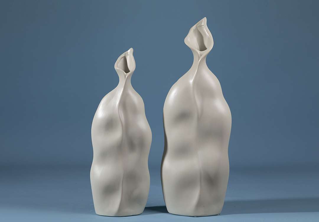 Ceramic Vase For Decor 1PC - Cream