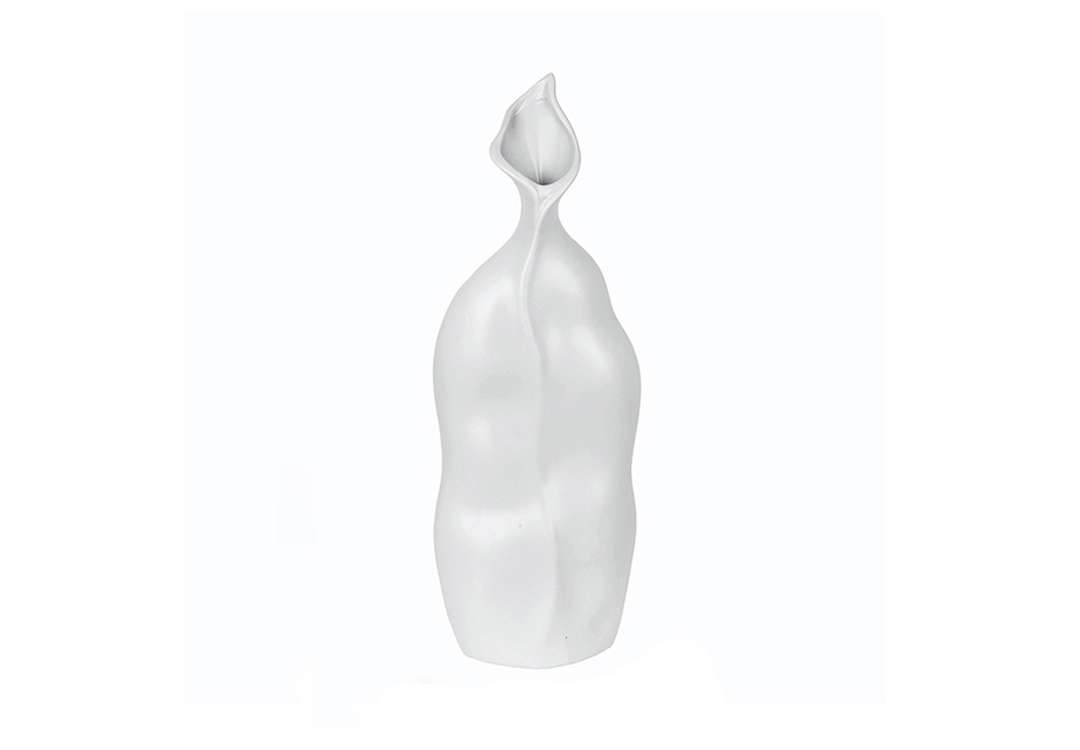 Ceramic Vase For Decor 1PC - White
