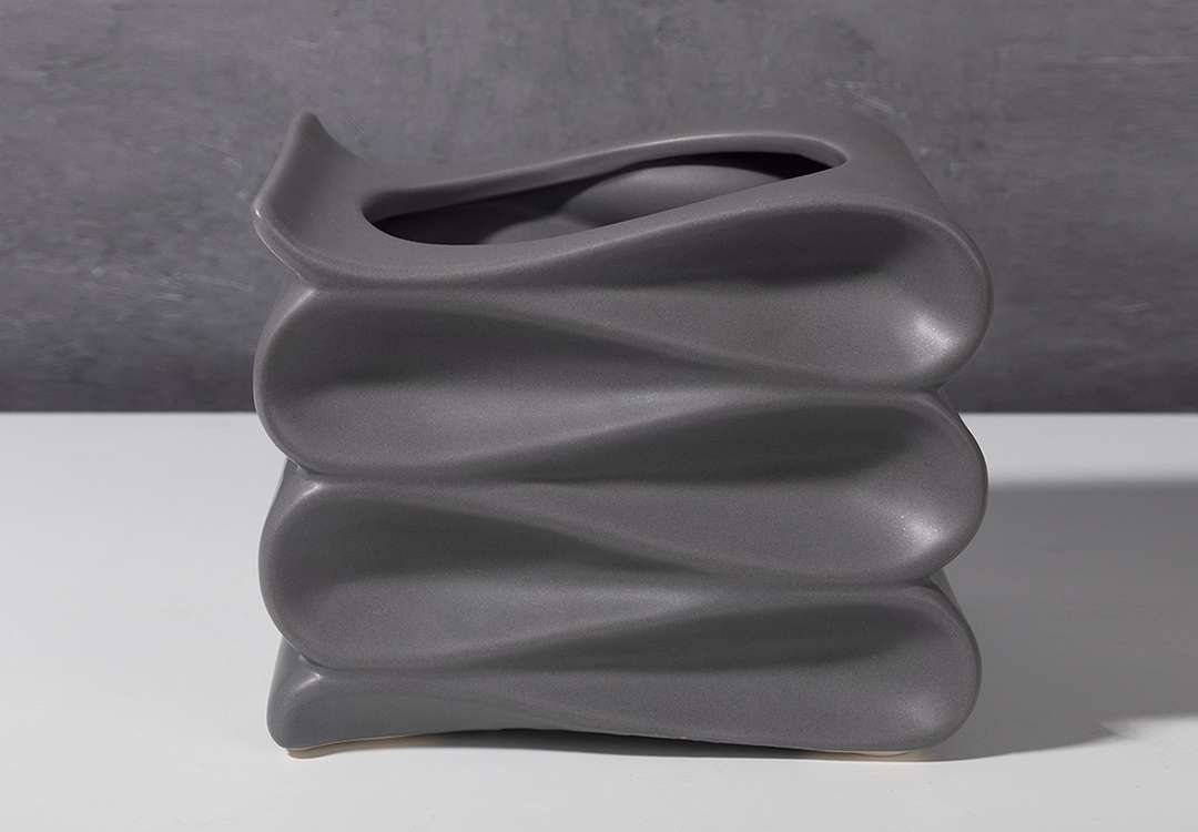 Ceramic Vase For Decor 1 PC - Grey