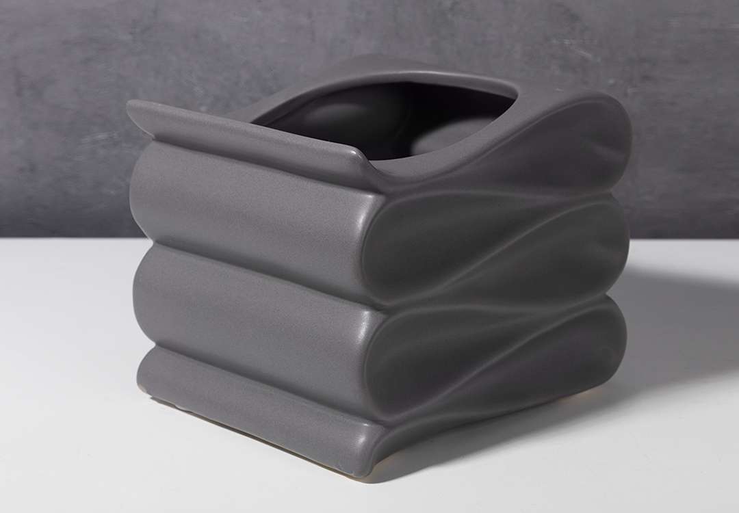 Ceramic Vase For Decor 1 PC - Grey