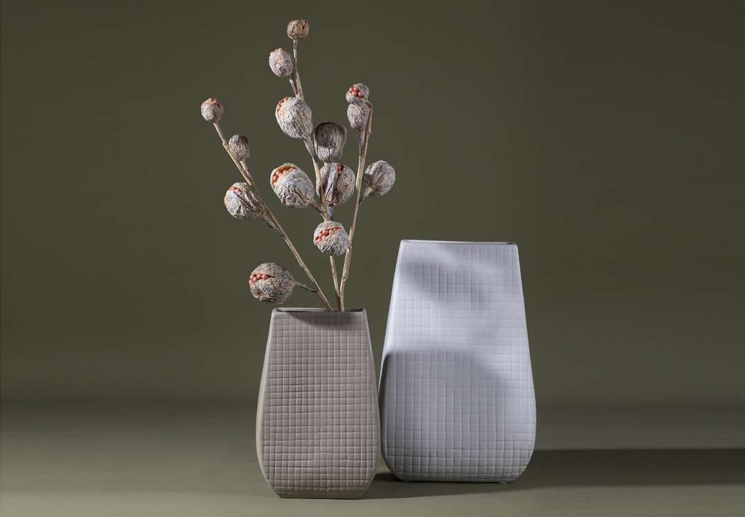 Ceramic Vase For Decor 1 PC - Beige