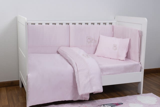 Cannon Duvet Cover Set Without Filling 6 PCS - Baby Pink