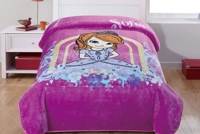 Disney Luxury Blanket For Kids 1 PC - Purple