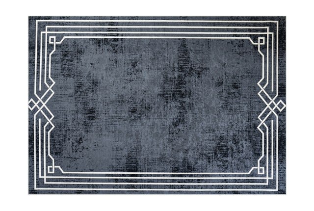 Armada Waterproof Carpet - ( 180 X 280 ) cm Navi & White ( Without White Edges )