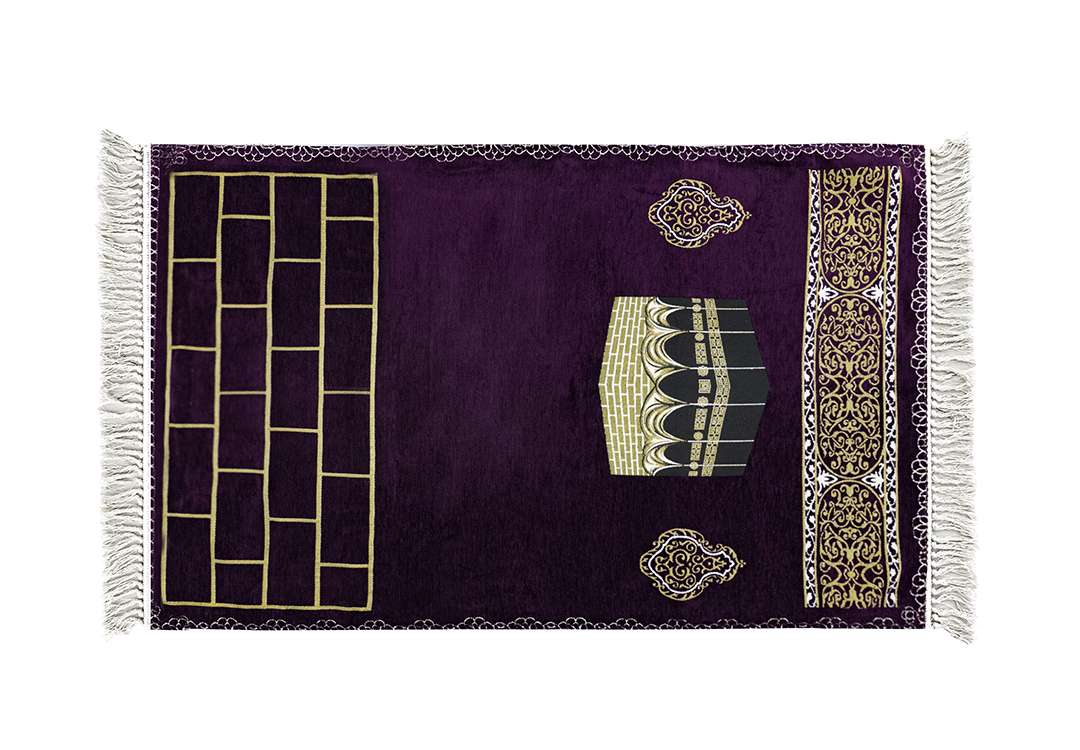 Armada Prayer Carpet For Decor - ( 115 X 70 ) cm - D.Burgundy