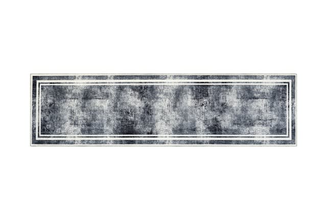 Armada Waterproof Carpet - ( 80 × 300 ) cm Off-White & Black ( Without White Edges )