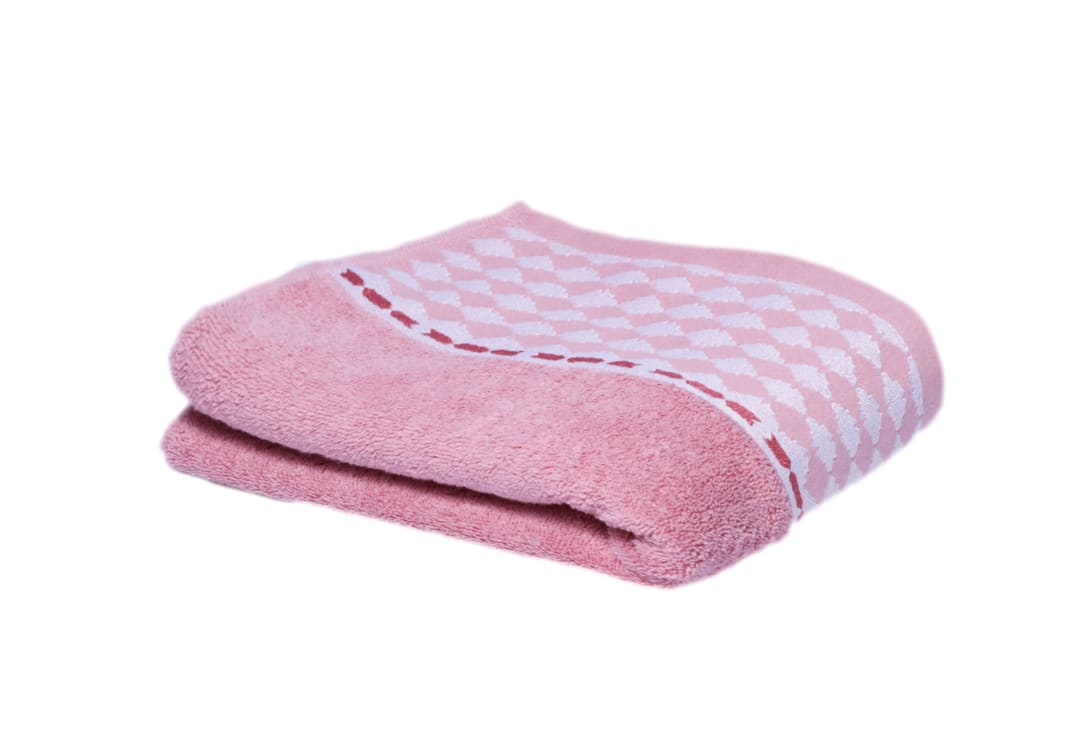 Cannon Puzzle Towel - Pink ( 50 X 100 )